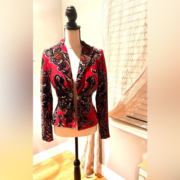 Kay Unger Jackets & Blazers - Kay Unger Red Velvet Women's Jacket